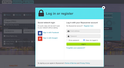 Skyscanner Login and Registration
